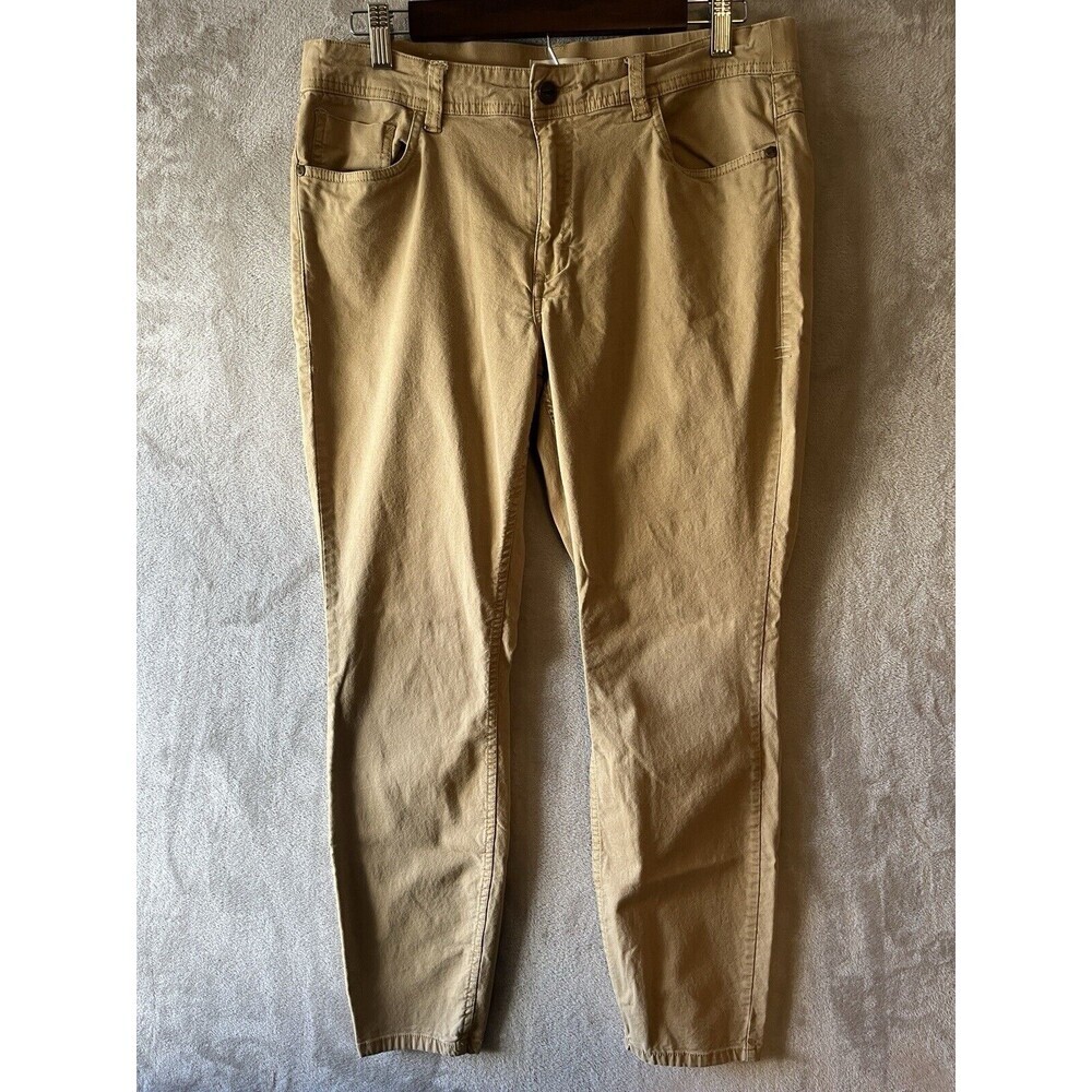 Toad&Co Women's Ankle Slim Pants in Khaki Tan